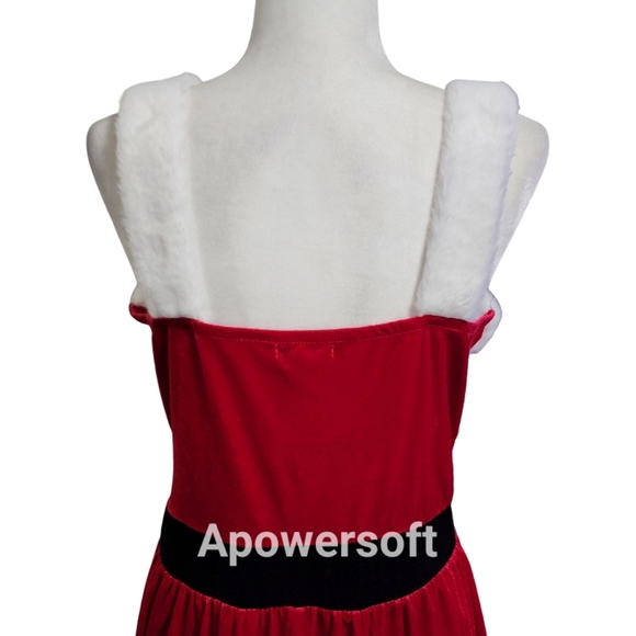 NWOT Eyeshadow Christmas Mrs. Claus Holiday Dress - Picture 5 of 9